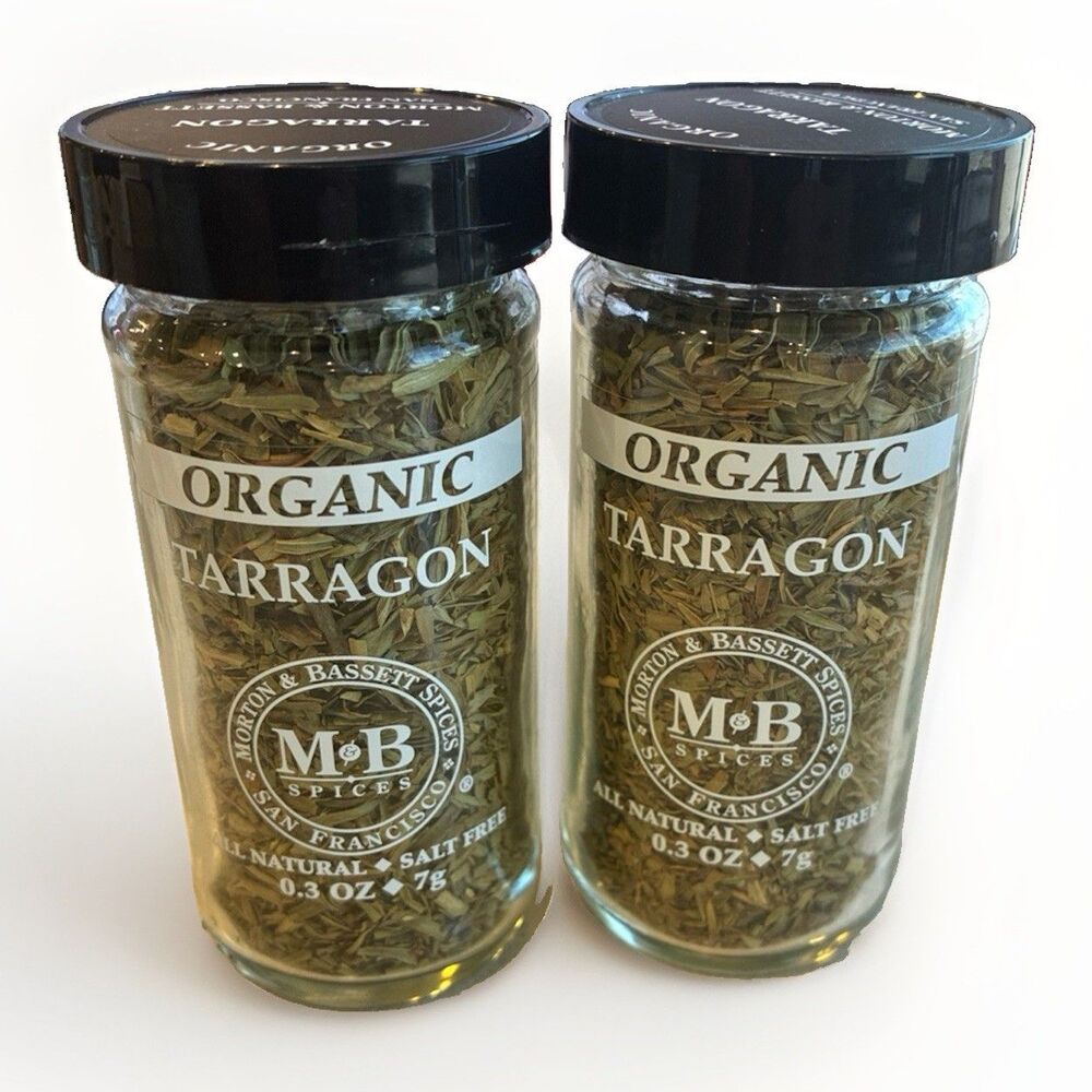 Organic Tarragon By Morton & Bassett 0.3 Oz 2 Pack Lot